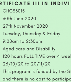 Training Opportunity